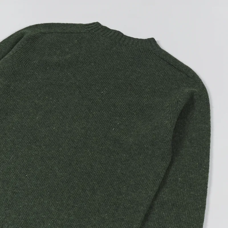 Country Of Origin Seamless Crew Sweater Dark Green-3