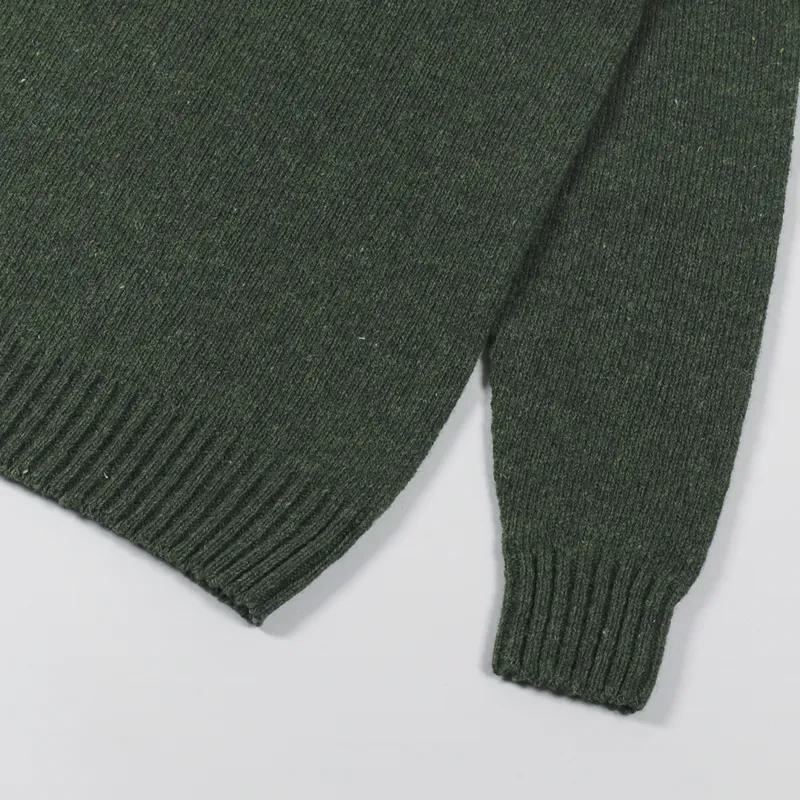 Country Of Origin Seamless Crew Sweater Dark Green-4