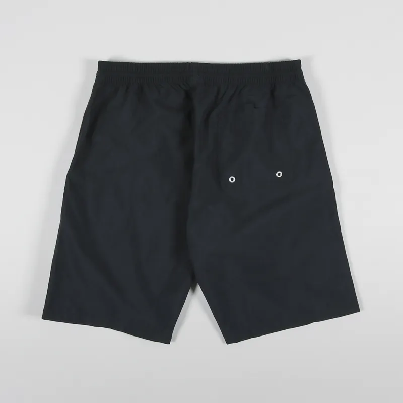 Polar Skate Co. Mens Square Stripe City Swim Shorts Black Brown