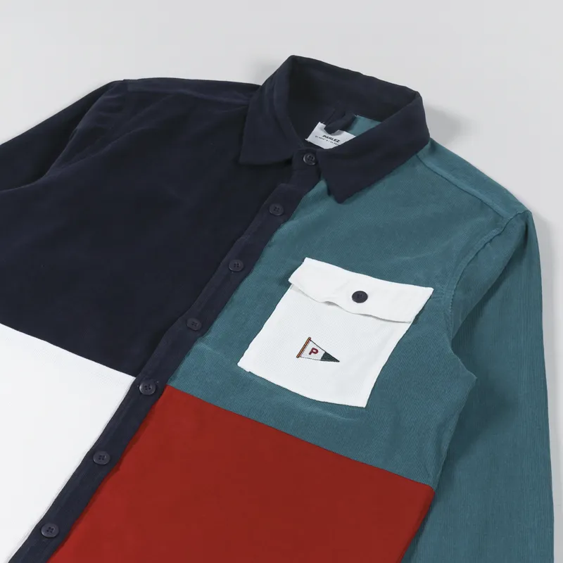 Parlez Sargasse Cord Shirt Multi-2