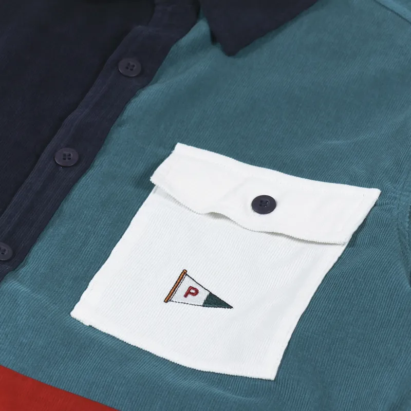 Parlez Sargasse Cord Shirt Multi-5