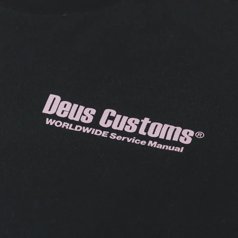 Deus Ex Machina Service Manual T Shirt Black-5