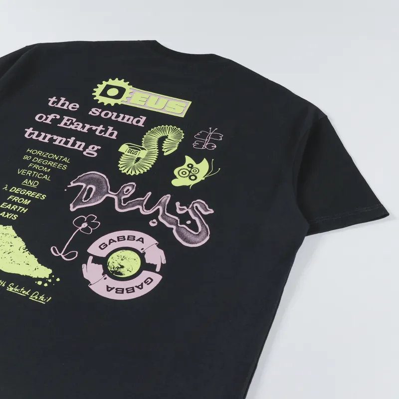 Deus Ex Machina Service Manual T Shirt Black-2