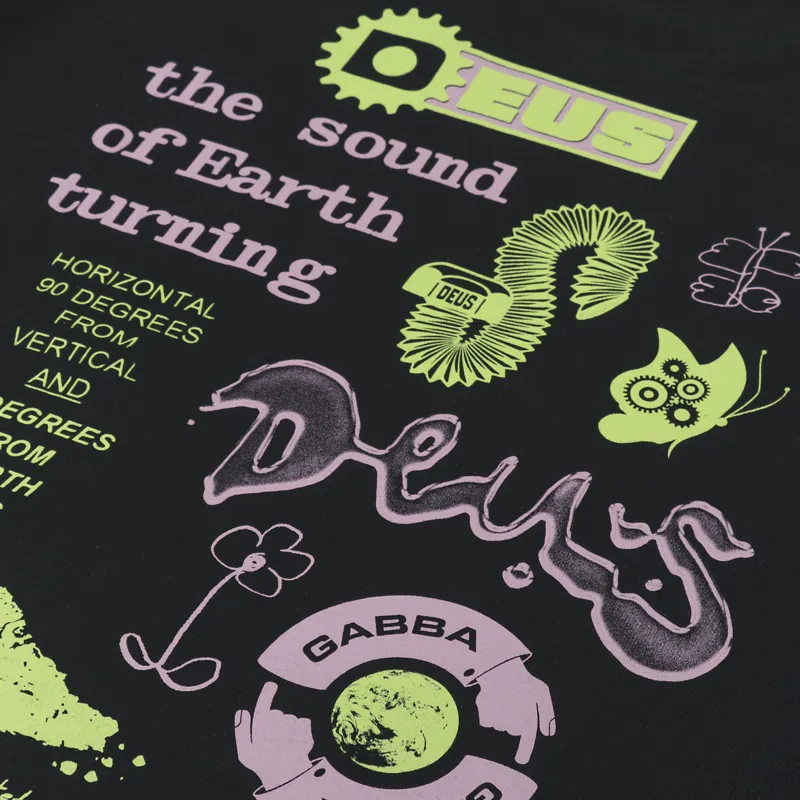 Deus Ex Machina Service Manual T Shirt Black-4