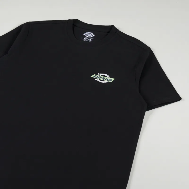 Dickies Ruston T Shirt Black Quiet Green-3