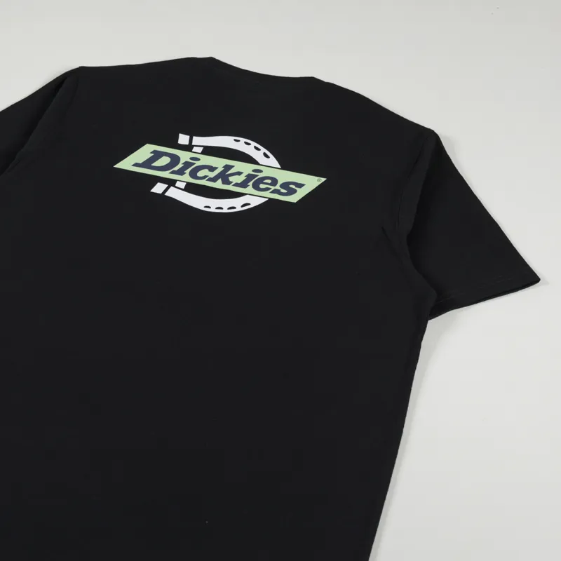 Dickies Ruston T Shirt Black Quiet Green-2