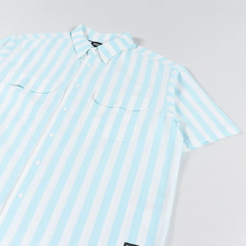 Levi's Skateboarding Short Sleeve Woven Shirt White Blue-1