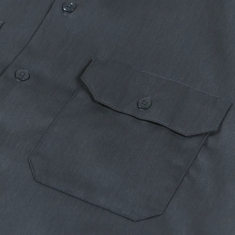 Dickies Short Sleeve Work Shirt Recycled Charcoal Grey-2