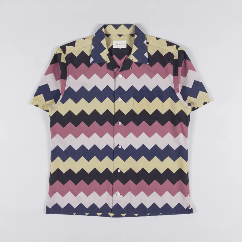 Far Afield Stachio Shirt Ripstop Zig Print