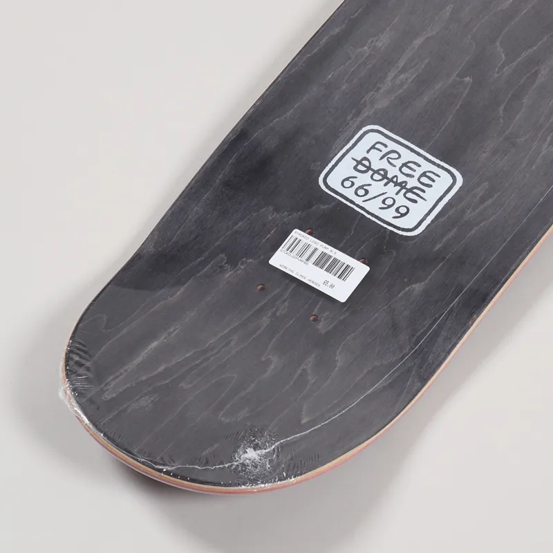 Free Dome Stacked Logo Deck Purple 8.5 Inch-3
