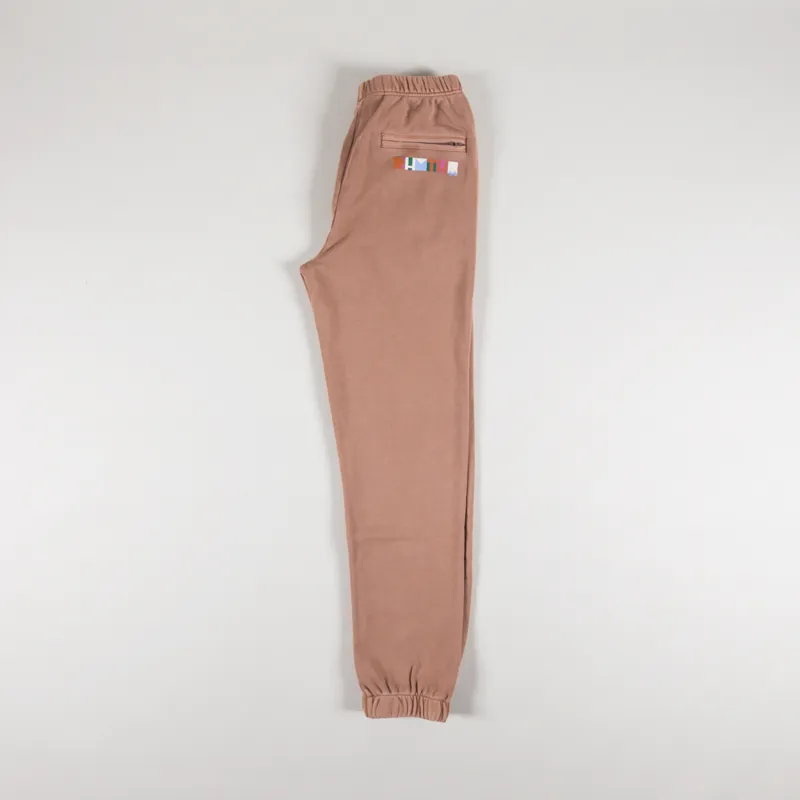 Rhythm Womens Stacked Track Pant Caramel-5