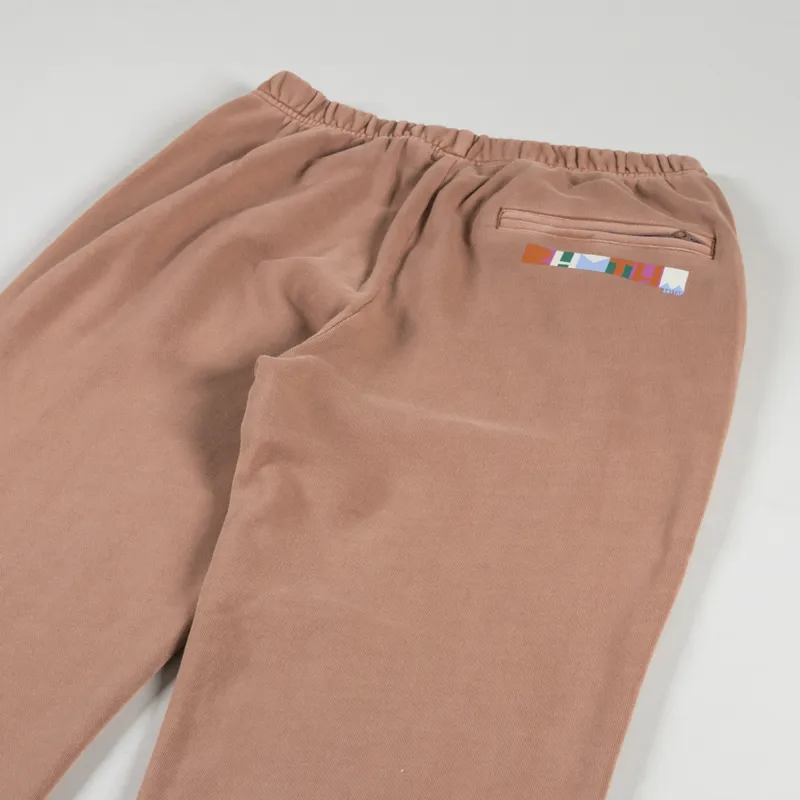 Rhythm Womens Stacked Track Pant Caramel-9