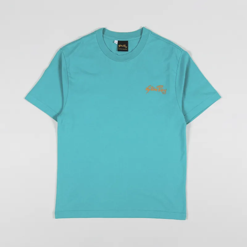 Stan Ray USA Mens Short Sleeve Stan T Shirt Blue Grass