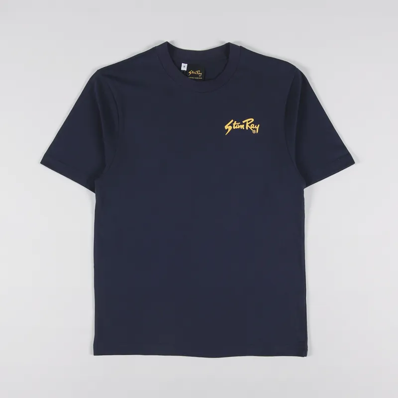 Stan Ray Stan T Shirt Navy Sunset Yellow-1
