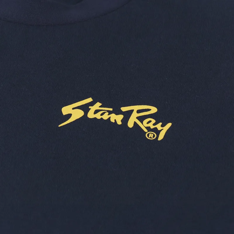 Stan Ray Stan T Shirt Navy Sunset Yellow-5
