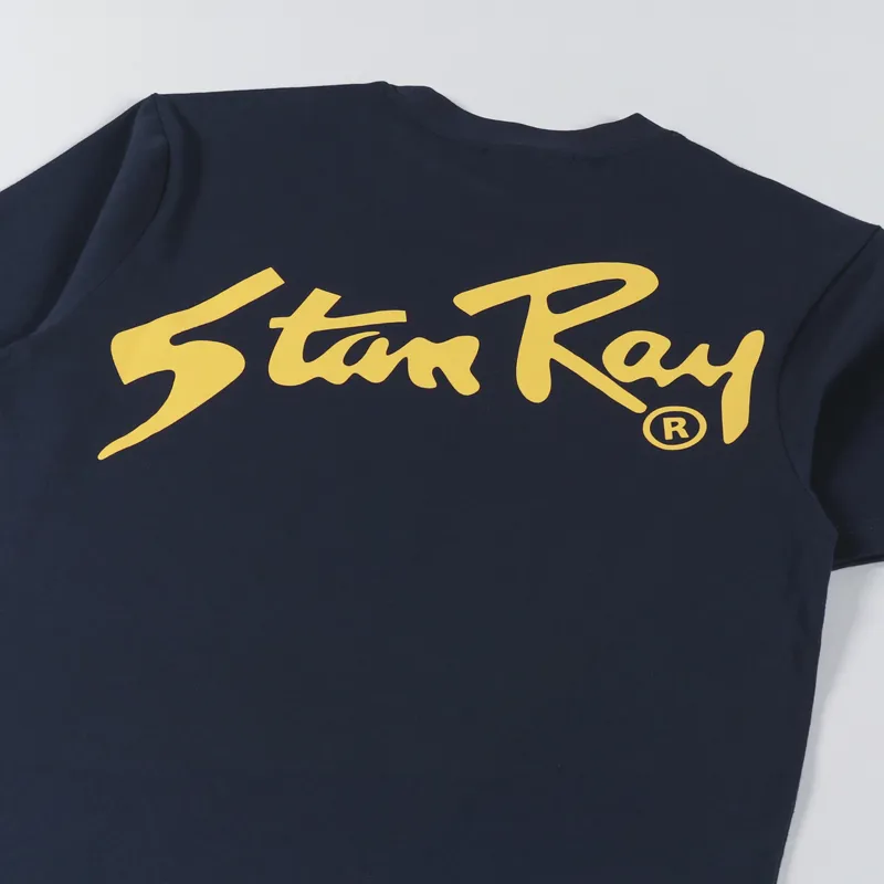 Stan Ray Stan T Shirt Navy Sunset Yellow-2