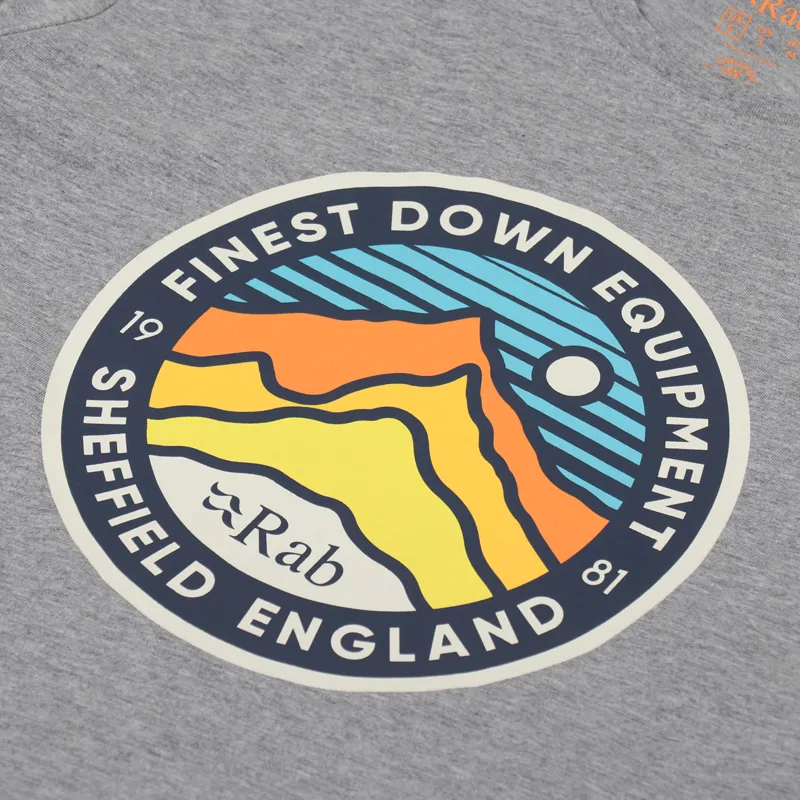 Rab Stance 3 Peaks T Shirt Grey Marl-3