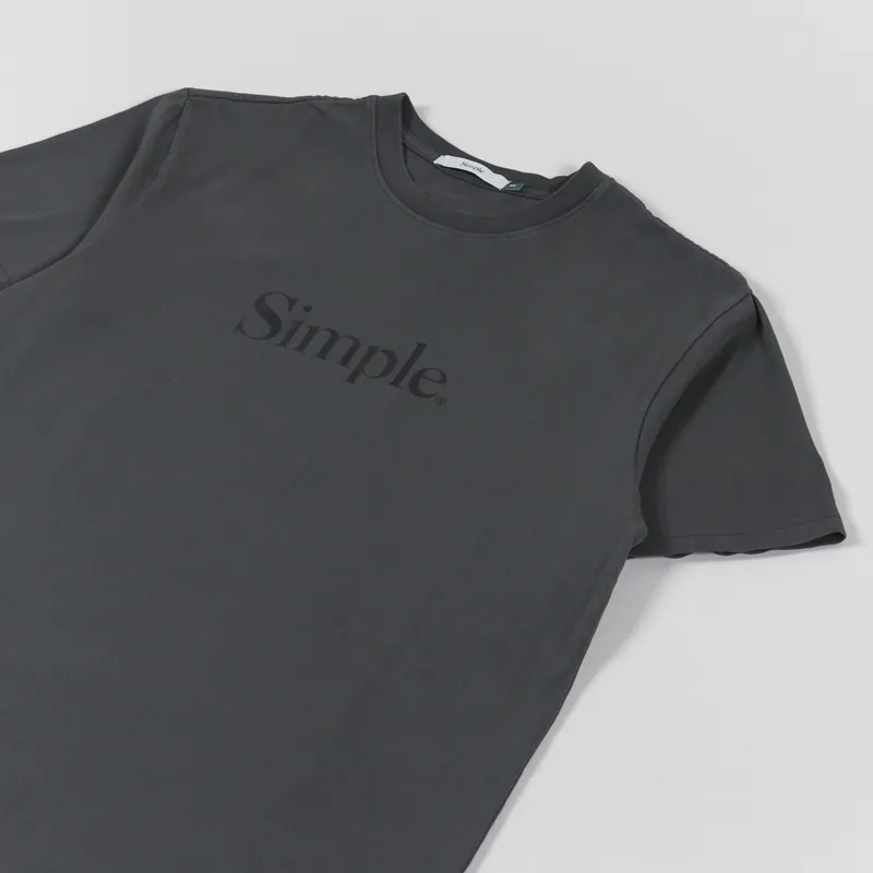 Simple Standard Issue T Shirt Charcoal-2