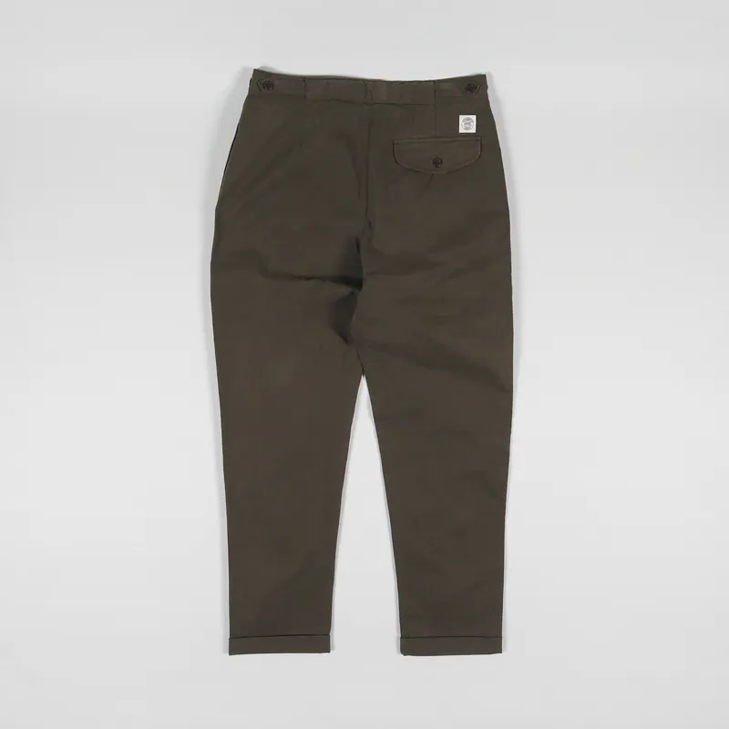 Side zip outlet khaki pants