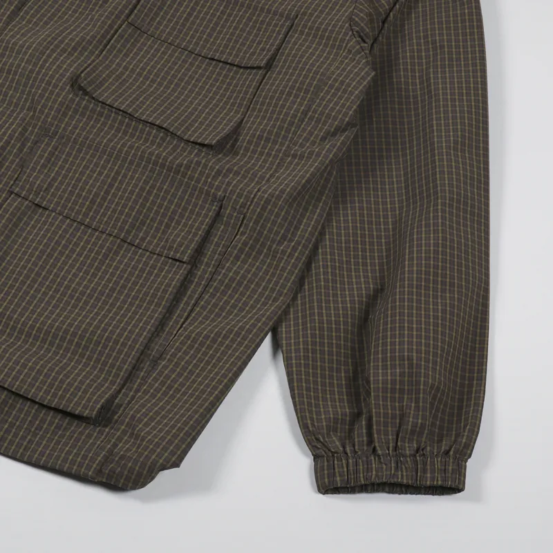 Universal Works Stayout Jacket Brown CONY Check-6