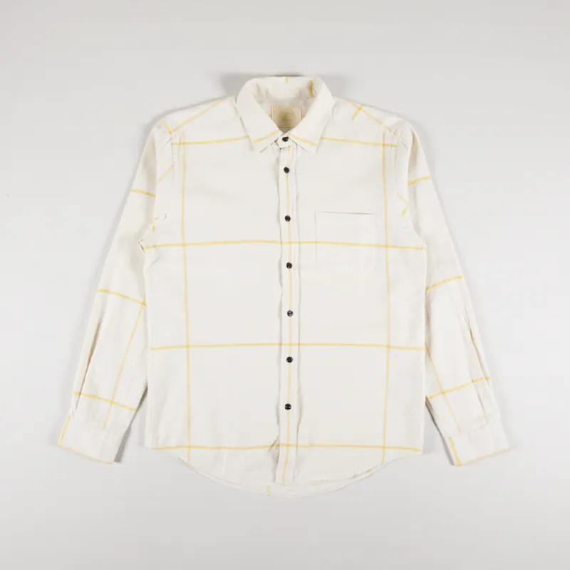 Portuguese Flannel STE Shirt Ecru Yellow