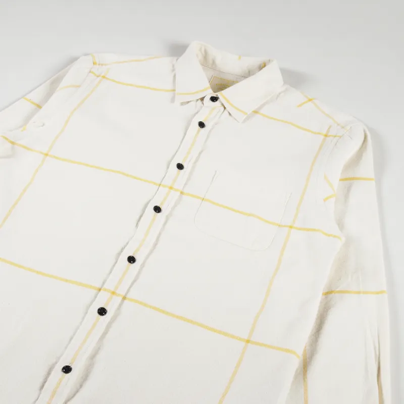 Portuguese Flannel STE Shirt Ecru Yellow-2