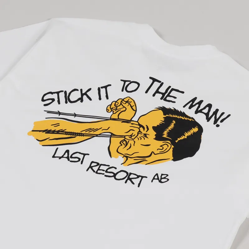 Last Resort AB Stick It T Shirt White-2