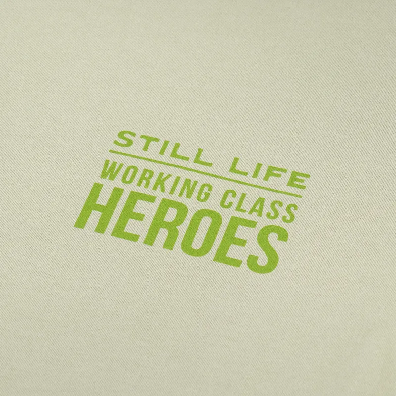 Working Class Heroes Still Life T Shirt Sage-6