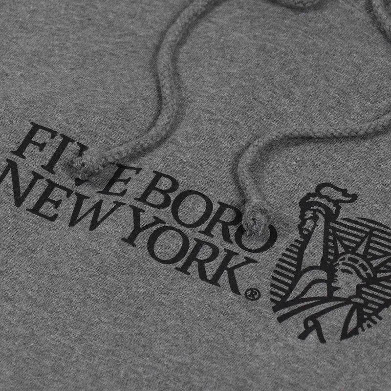 5Boro Still Standing Hood Gunmetal Heather-2