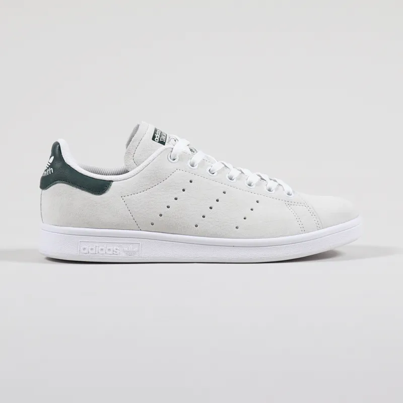 Adidas Skateboarding Mens Smith ADV Shoes White Green