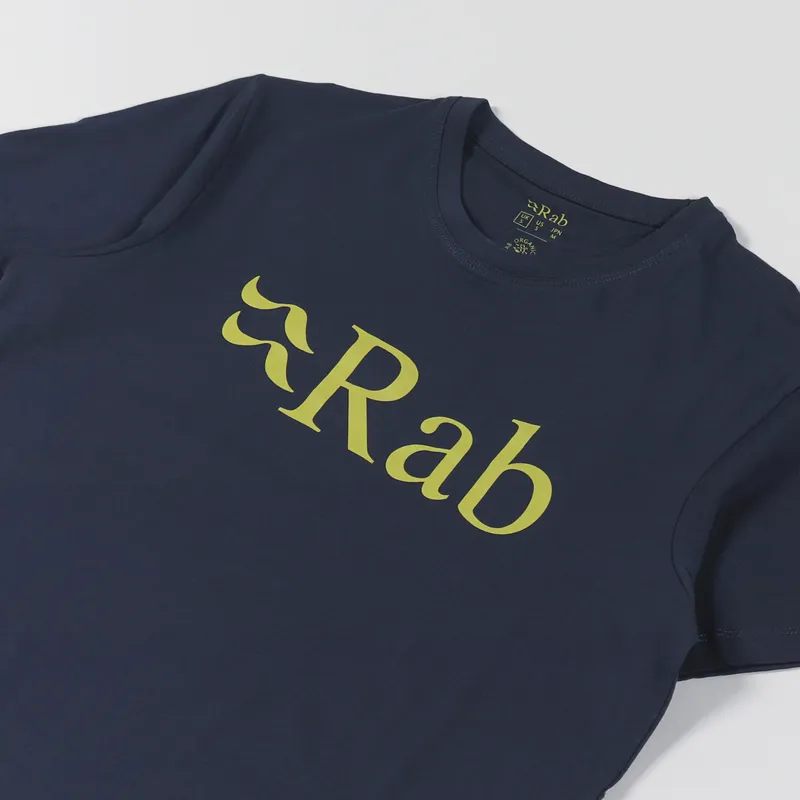 Rab Stance Logo T Shirt Deep Ink-2