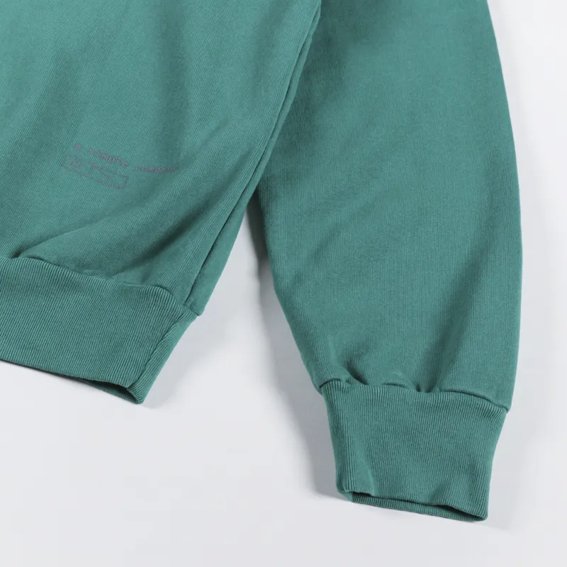 Simple Standard Issue Midweight Crew Sweat Dark Green-6
