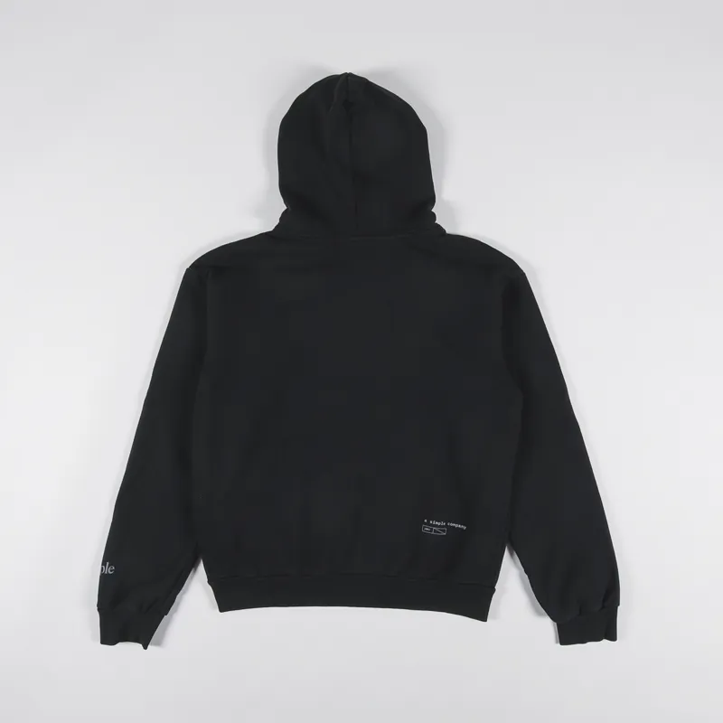 Simple Mens Standard Issue Midweight Pullover Hoodie Black