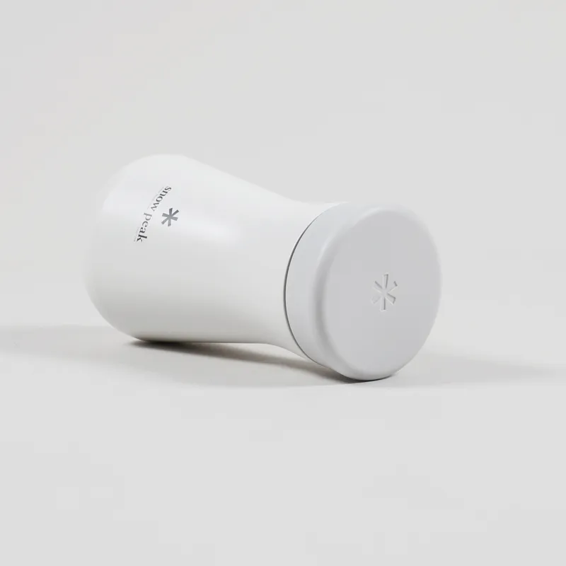 Snow Peak Stainless Vacuum Tsuzumi Bottle 350ml White-3
