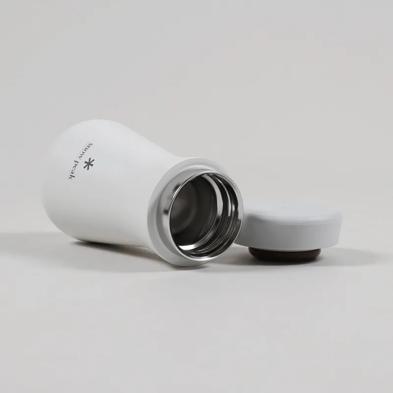 Snow Peak Stainless Vacuum Tsuzumi Bottle 350ml White-2