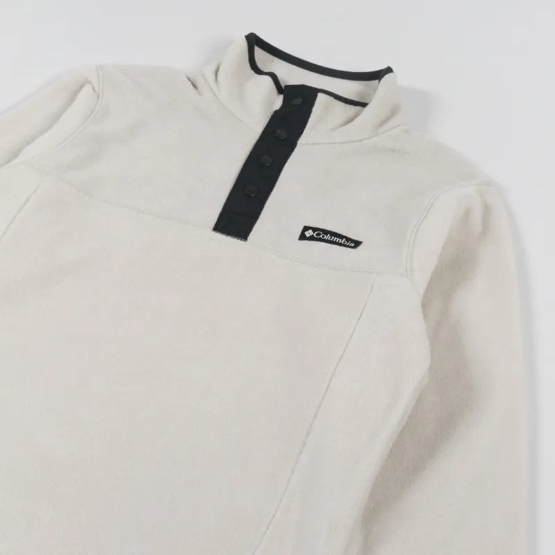 Columbia Steens Mountain Half Snap Fleece Fossil Black-2