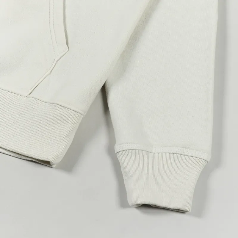 Stussy Stock Logo Hoodie Oatmeal Heather-4