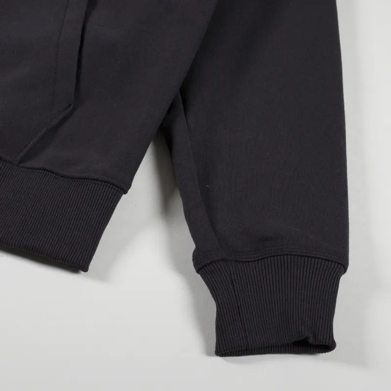 Stussy Stock Logo Hoodie Washed Black-4