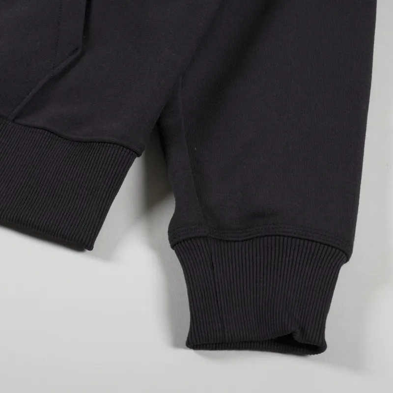 Stussy Stock Logo Hoodie Washed Black-5