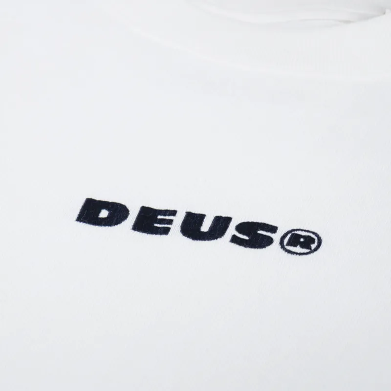 Dues Ex Machina Womens DXW Stock T Shirt Vintage White-1