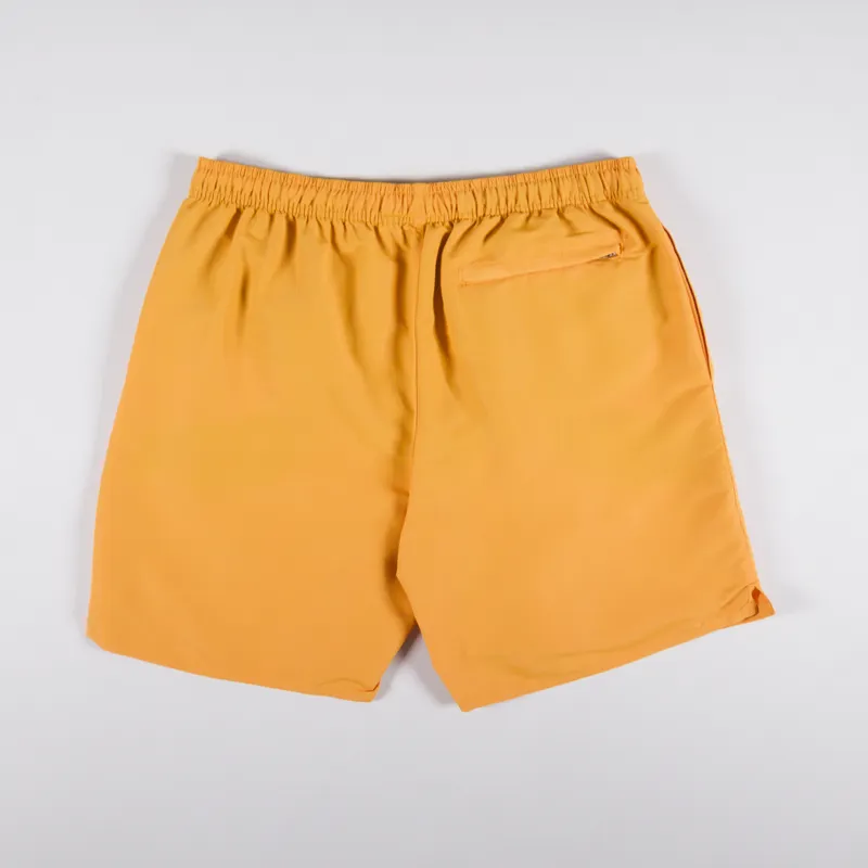 Stussy Mens Stock Water Shorts Tangerine Orange