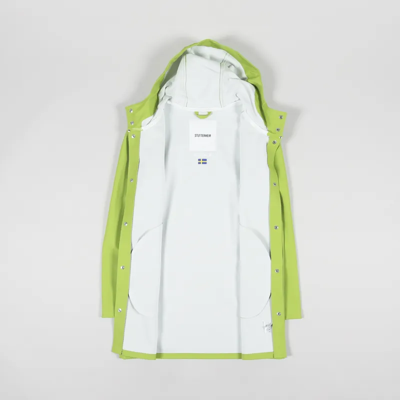 Stutterheim Stockholm Waterproof Jacket Lima Bean Green-1