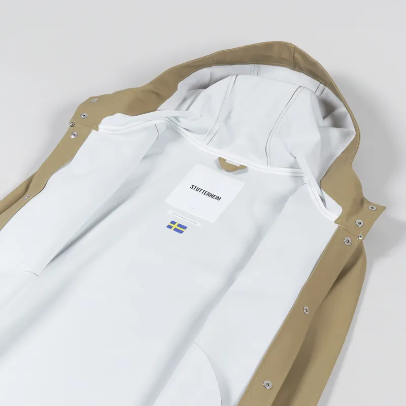 Stutterheim Stockholm Waterproof Jacket Sand-4