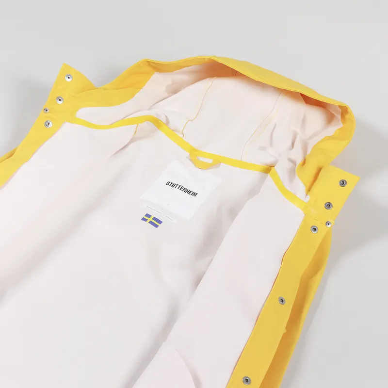 Stutterheim Sweden Mens Waterproof Stockholm Jacket Yellow