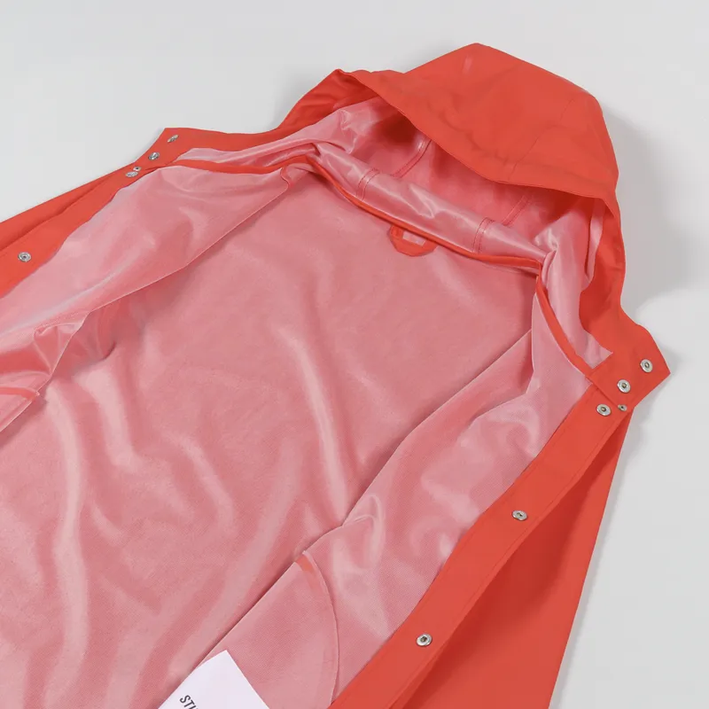 Stutterheim Stockholm Waterproof Jacket Fade Red-4