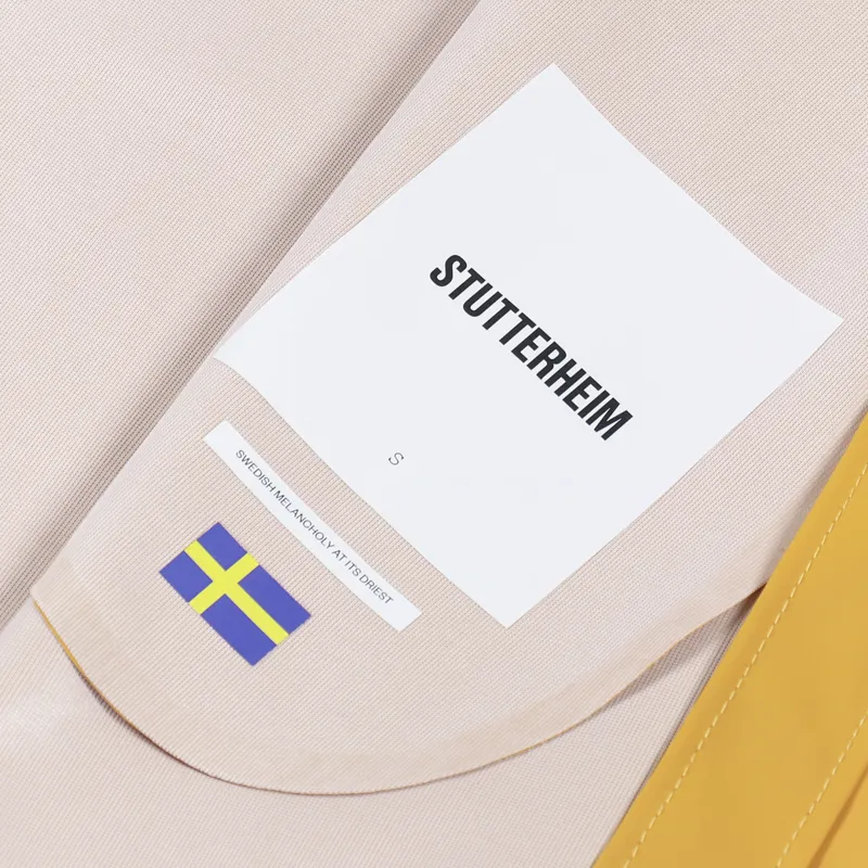 Stutterheim Stockholm Waterproof Jacket Warm Honey-7