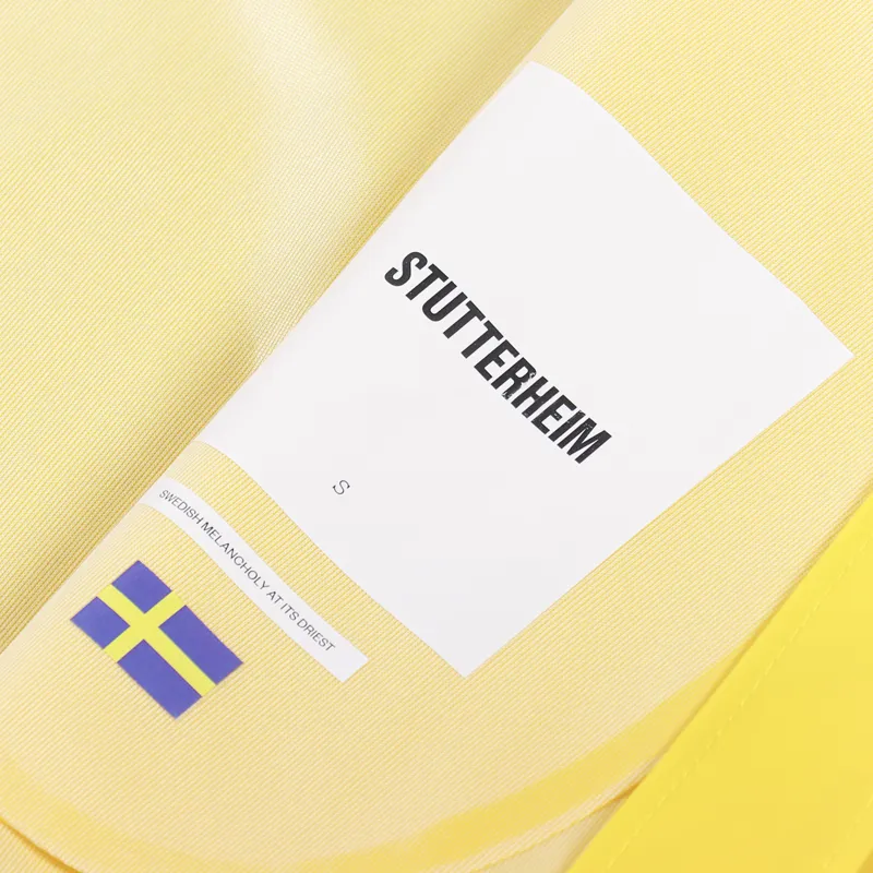 Stutterheim Stockholm Waterproof Jacket Yellow-9