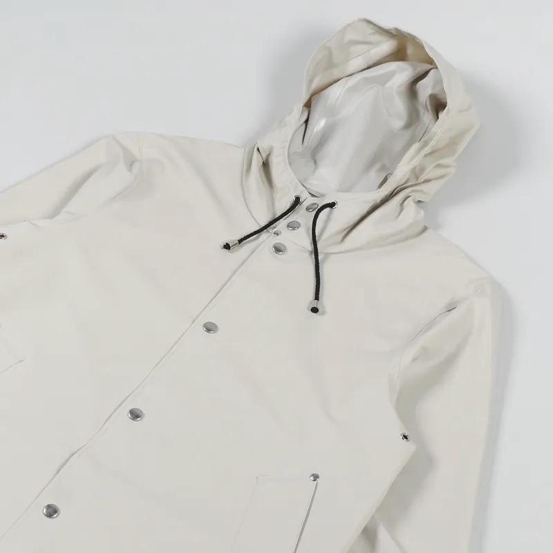 Stutterheim Stockholm Waterproof Jacket Oyster-3