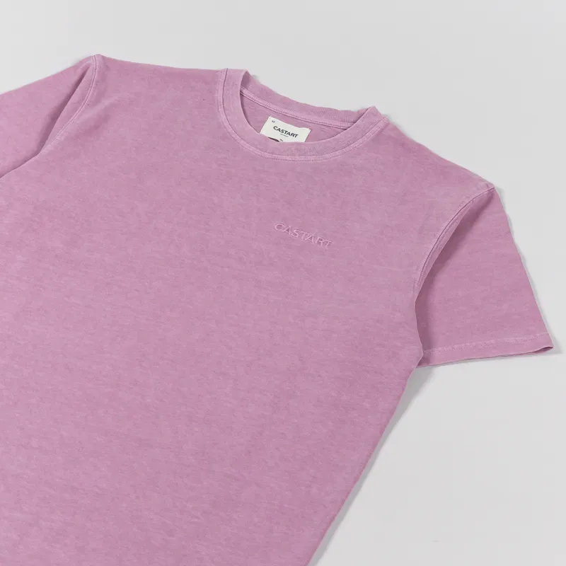 Castart Stonewash T Shirt Old Rose-2