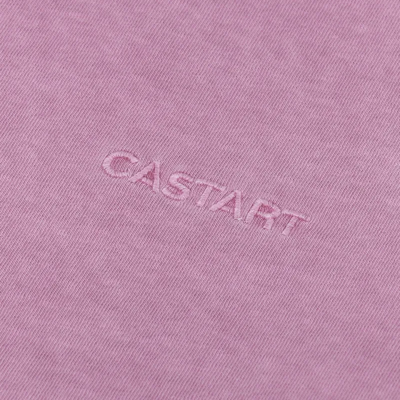 Castart Stonewash T Shirt Old Rose-1